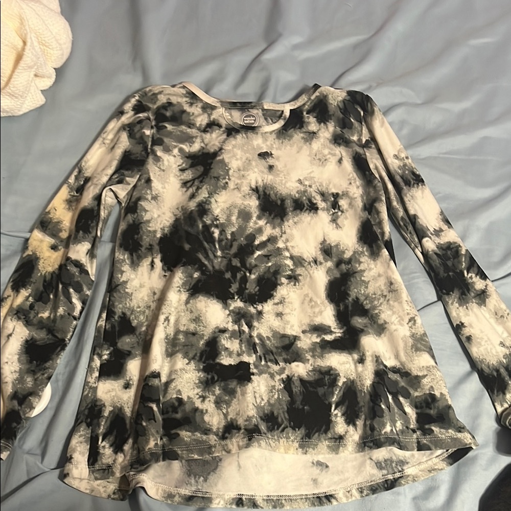 Tie-Dye Long Sleeve Top